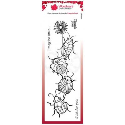 Creative Expressions Clear Stamps - Beetle Flower